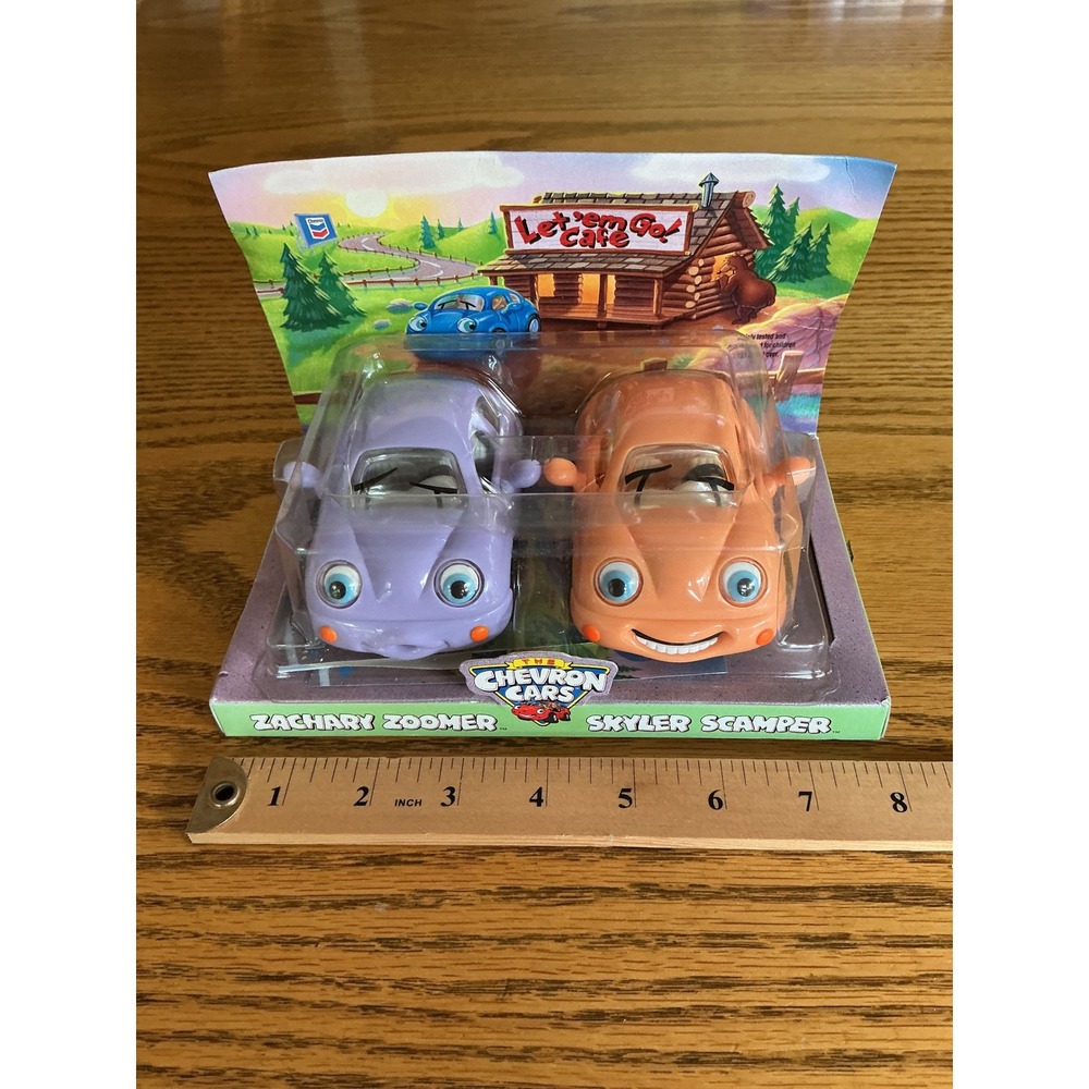 Chevron Cars Zachary Zoomer Skyler Scamper 2-Pack Collectible Toy Set New NIB